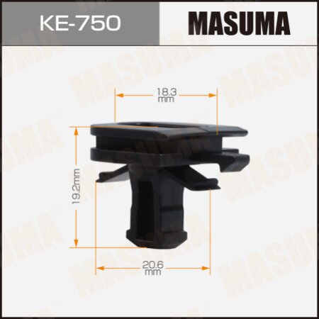 Retainer clip Masuma plastic, KE-750