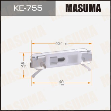 Retainer clip Masuma plastic, KE-755