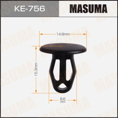 Retainer clip Masuma plastic, KE-756