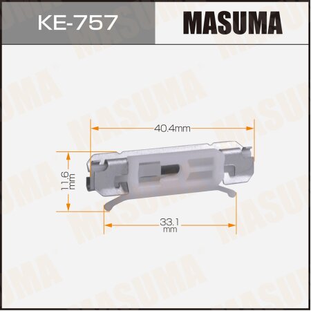 Retainer clip Masuma plastic, KE-757