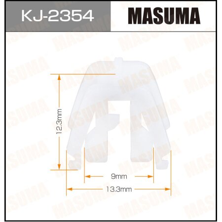 Retainer clip Masuma plastic, KJ-2354