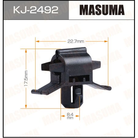 Retainer clip Masuma plastic, KJ-2492