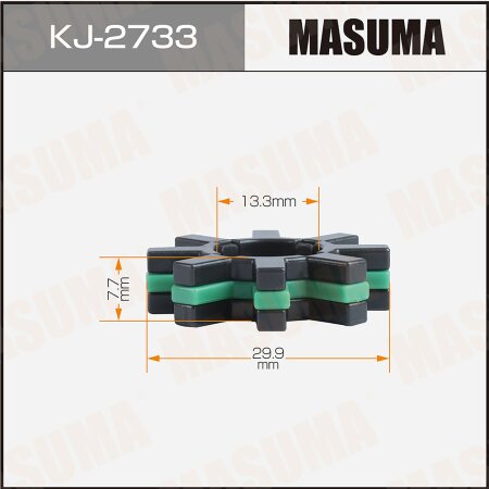 Retainer clip Masuma plastic, KJ-2733