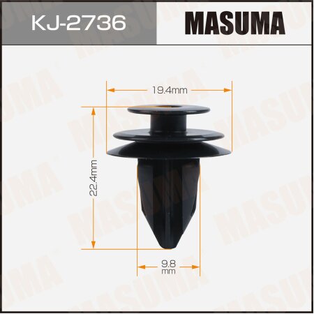 Retainer clip Masuma plastic, KJ-2736