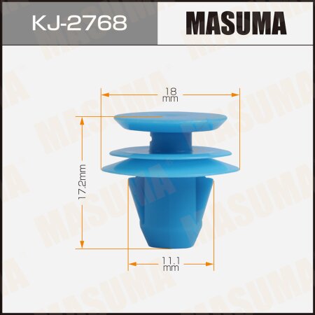 Retainer clip Masuma plastic, KJ-2768