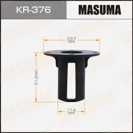 Retainer clip Masuma plastic, KR-376