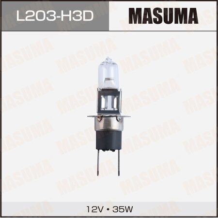 Halogen headlight bulb Masuma CLEARGLOW H3D 12v 35W P22d/6, L203
