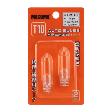 Bulb Masuma W5W (W2.1x9.5d, T10) 12V 5W, L2510