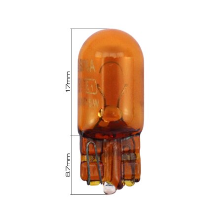 Bulb Masuma WY5W (W2.1x9.5d, T10) 12V 5W ORANGE, L2511