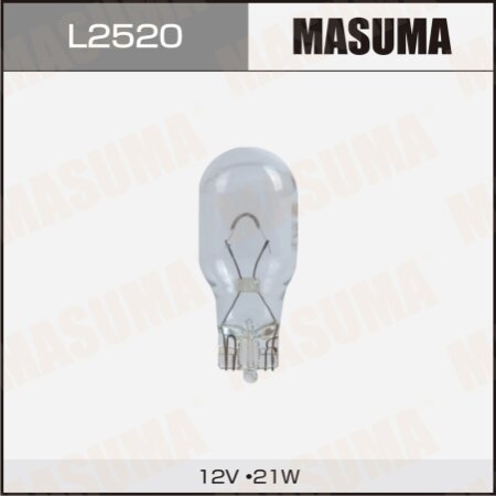 Bulb Masuma W21W (W3x16d, T20) 12V 21W single pin, L2520