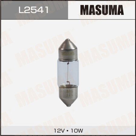 Bulb Masuma Festoon C5W (SV8,5, T10x31) 12V 10W, L2541