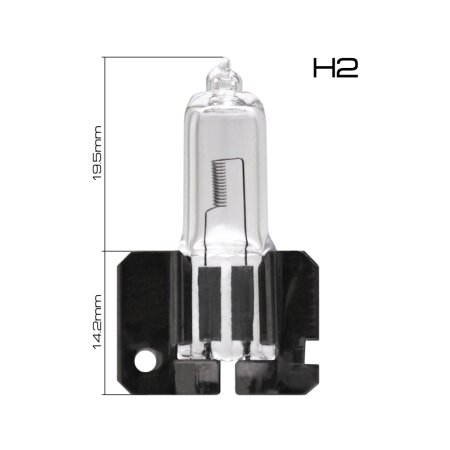 Halogen headlight bulb Masuma CLEARGLOW H2 12v 55W X511, L255