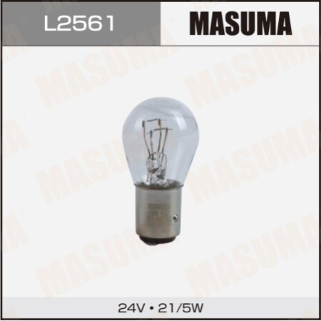 Bulb Masuma P21/5W (BAY15d, S25) 24V 21/5W BAY15d bi-pin, L2561