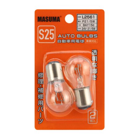 Bulb Masuma P21/5W (BAY15d, S25) 24V 21/5W BAY15d bi-pin, L2561