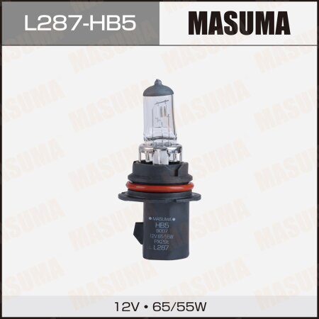 Halogen headlight bulb Masuma CLEARGLOW HB5 12v 65/55W 9007 (3000K), L287