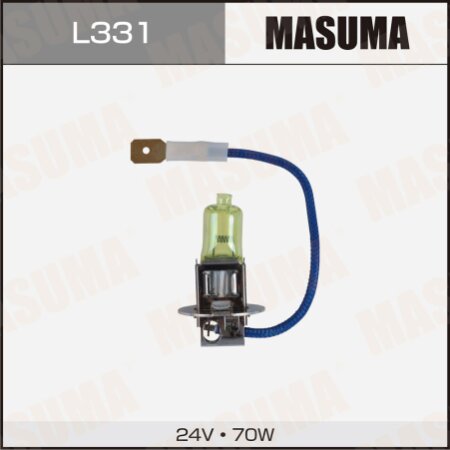 Bulb Masuma Лампа Лампа галогенная YELLOW H3 24v 70W, L331