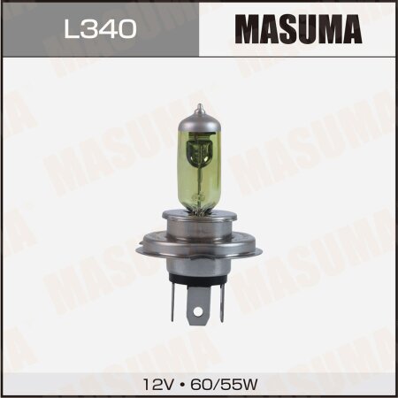 Masuma YELLOW H4 12v 60/55W, L340