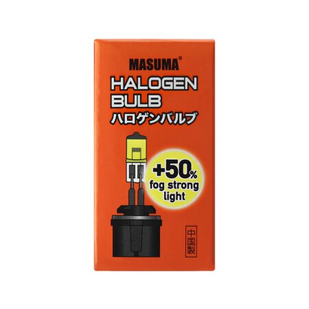 Halogen headlight bulb Masuma YELLOW H27W/1 12V 27W (2800k), L351