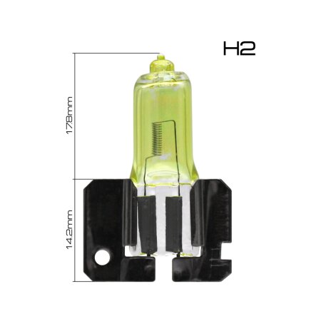 Halogen headlight bulb Masuma YELLOW H2 12v 55W (2800k), L355