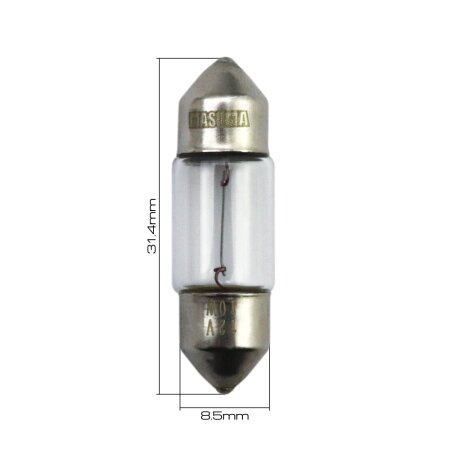 Bulb Masuma Festoon C5W (SV8,5, T10x31) 12V 10W, L541