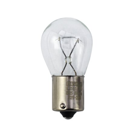Bulb Masuma P21W (BA15s, S25) 12V 21W single pin, L551