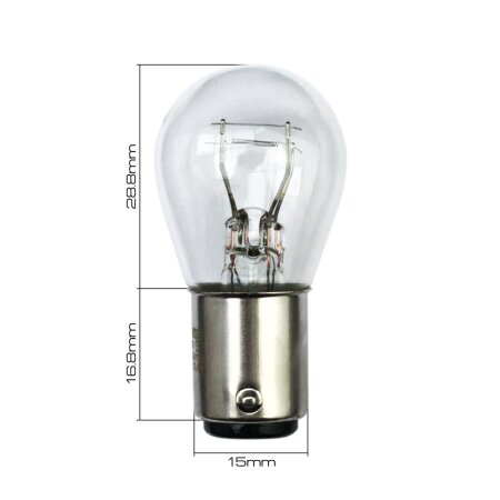 Bulb Masuma P21/5W (BAY15d, S25) 12V 21/5W BAY15d bi-pin, L560