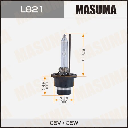 HID xenon bulb Masuma STANDARD GRADE D2S 12V 4300k 35W 3200Lm, L821