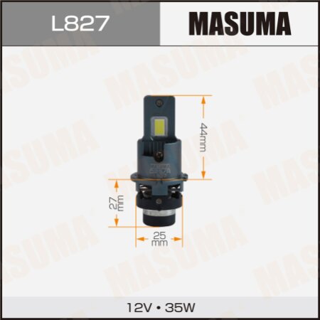 LED bulb Masuma, D2S/R 6000K 8600Lm, L827