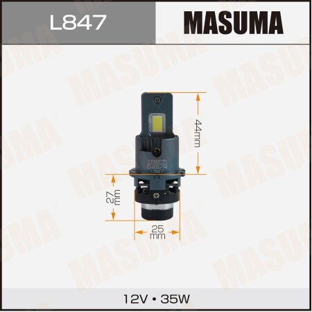 LED bulb Masuma, D4S/R 6000K 8600Lm, L847