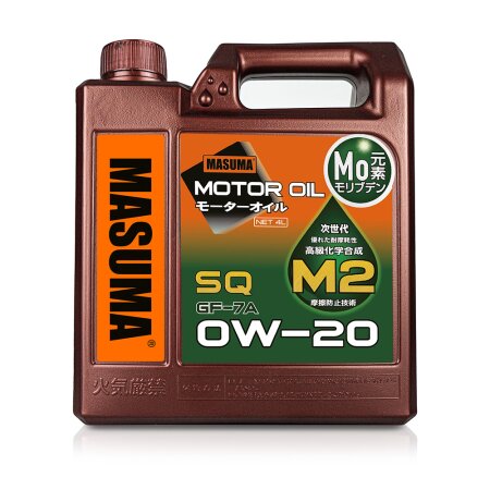 Engine oil MASUMA 0W20 M2 SQ/GF-7A gasoline, synthetic 4L, M-2037E