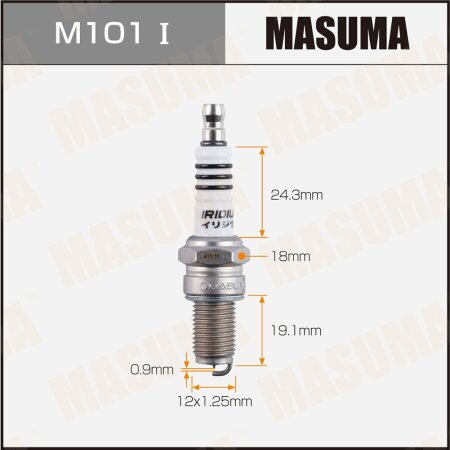 Spark plug Masuma iridium DPR8EIX-9 (2202), M101I