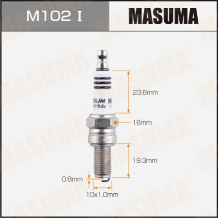Spark plug Masuma iridium CR7EIX (7385), M102I