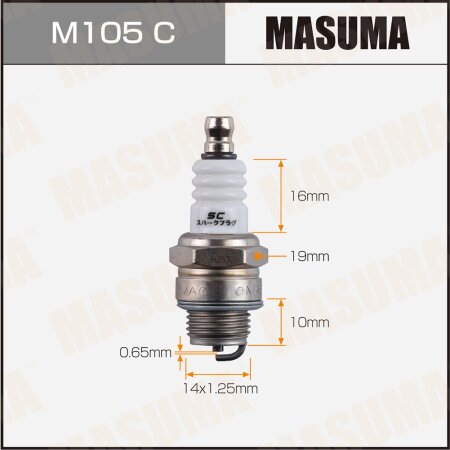 Spark plug nickel BM6A  (5921) Masuma, M105C
