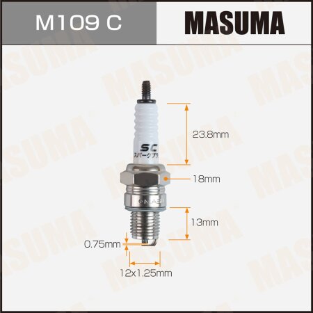 Spark plug nickel D8HA  (7112) Masuma, M109C