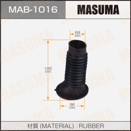 Shock absorber boot Masuma (rubber), MAB-1016