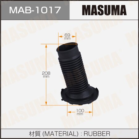 Shock absorber boot Masuma (rubber), MAB-1017