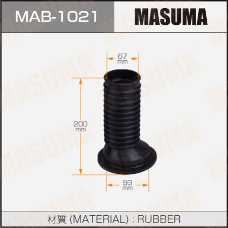 Shock absorber boot Masuma (rubber), MAB-1021