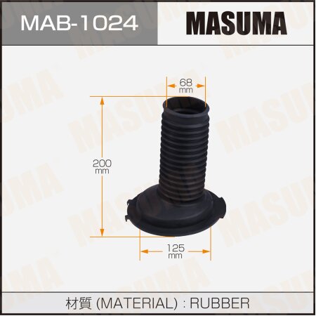 Shock absorber boot Masuma (rubber), MAB-1024