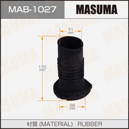 Shock absorber boot Masuma (rubber), MAB-1027