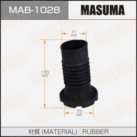 Shock absorber boot Masuma (rubber), MAB-1028