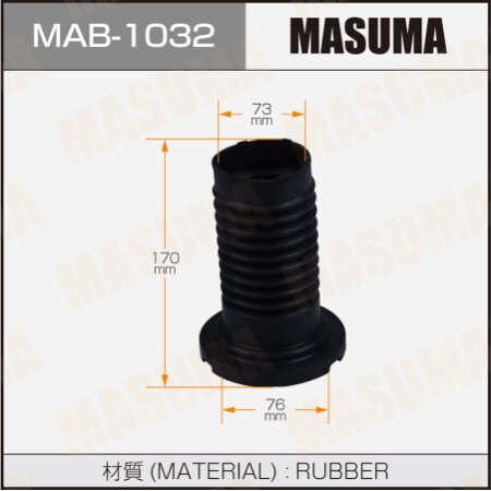 Shock absorber boot Masuma (rubber), MAB-1032