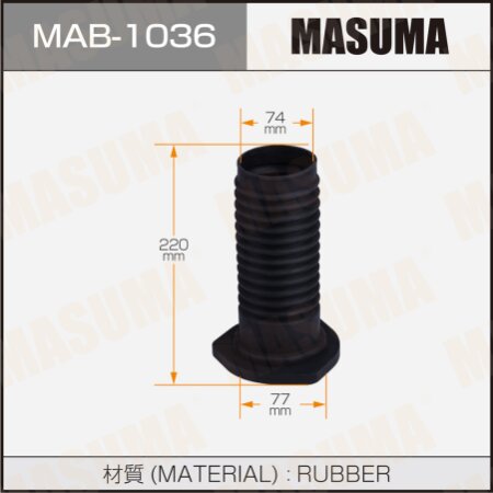 Shock absorber boot Masuma (rubber), MAB-1036