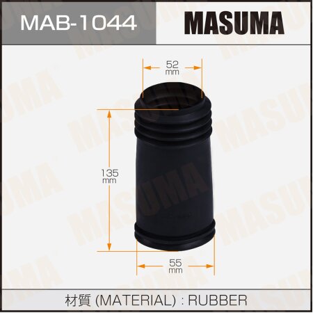 Shock absorber boot Masuma (rubber), MAB-1044