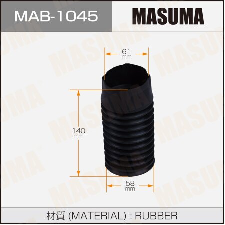 Shock absorber boot Masuma (rubber), MAB-1045