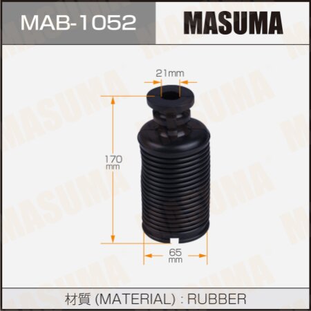 Shock absorber boot Masuma (rubber), MAB-1052