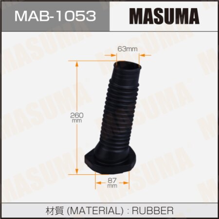 Shock absorber boot Masuma (rubber), MAB-1053