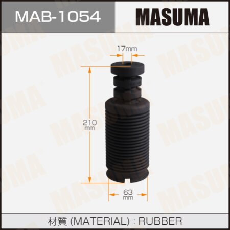 Shock absorber boot Masuma (rubber), MAB-1054