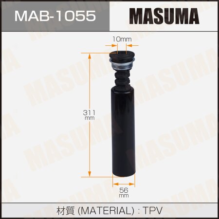 Shock absorber boot Masuma (plastic), MAB-1055