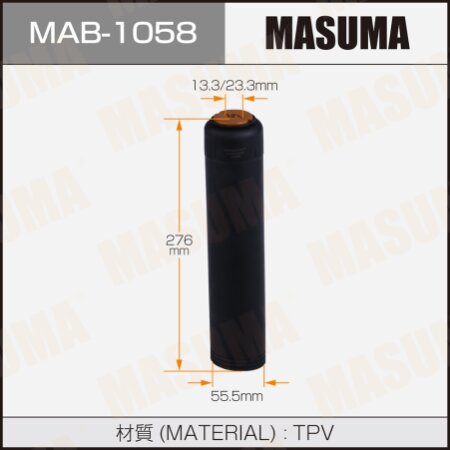 Shock absorber boot Masuma (rubber), MAB-1058