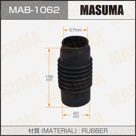 Shock absorber boot Masuma (rubber), MAB-1062